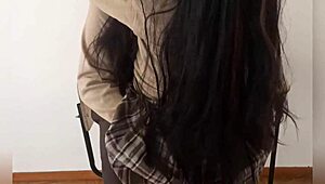 students fuck in empty classroom at mexican school