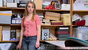 hot teen cleo clementine steals and gets rough doggystyle sex