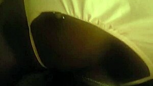 Black ebony girl sucking monster cock before going to bed