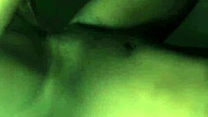 digging deep into her wet pussy in missionary position