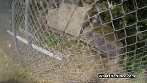 i picked up this short haired blonde cutie on the street and fucked her hard in doggy style for cash