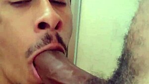 Seusubpink Drinks Piss from a Big Black Cock