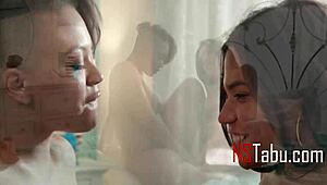 Interracial fisting challenge with Avery Jane and Summer Col!