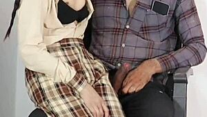 Whoa, school girl gets slammed by teacher's huge cock!