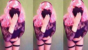 maddy diamond, the tranny, masturbates her juicy big ass with a carrot in this trailer.