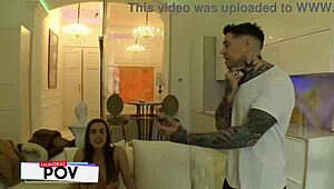 Double Teaming Ukrainian Supermodel Josephine In New Condo