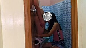 Pinay senior high and best friend engage in public flashing and farting