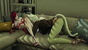 Mush-oku tensei hilda and ghislaine in futanari scene 😏