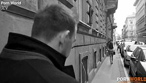 Sucking Her Smuggler with Passion and Handcuffs