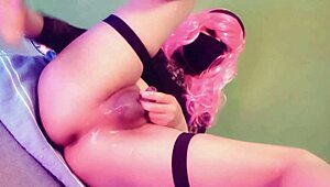 maddy diamond, the tranny, masturbates her juicy big ass with a carrot in this trailer.