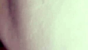 Closeup pussy eating whole BBC!