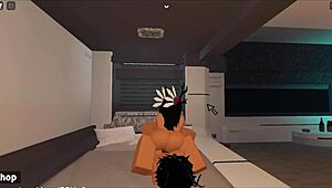 bitch, get fucked and creampied by that emo fan!