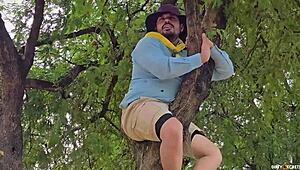 camping with emma anturin exploring her vagina