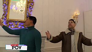 Double Teaming Ukrainian Supermodel Josephine In New Condo