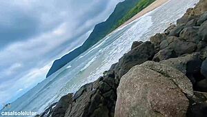 Fudendo Bem Gostoso A Loira Na Prainha Branca