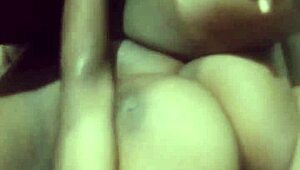 bad boy exploits curvy stepmum's big breasts in bedroom for first time screaming session