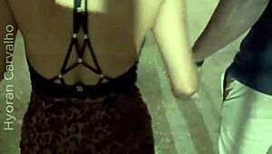 Wife Surrenders to BBC in Front of Cuckold After Party