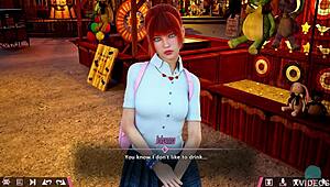 Double Homework 06 - On A Date With Cute Johanna In Roleplay Game