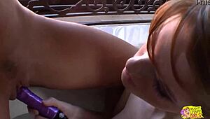 Redhead Faye Reagan Licks to Satisfy Brunette Victoria Valentino in Lesbian Play