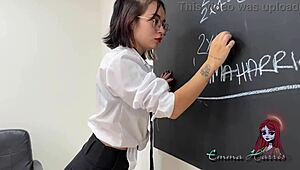 Testing My Naughty Toys in the Classroom, Colombian Latina Vibes! 😈