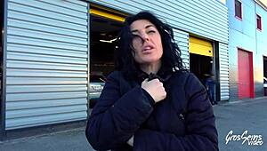 sabrina craves one cock in her ass and another in her pussy!