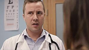 Cheating Wife With Gynecologist While Husband Waits