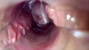 hey, check out this pulsating orgasm right inside her tight vagina