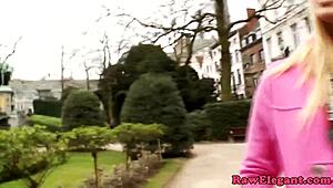 I picked up this European tourist and she said, 'Rip my clothes and fuck my ass anally in cowgirl POV.'