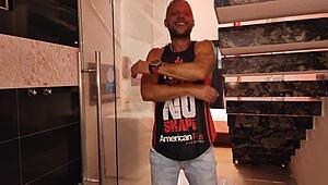 Man, check out skinny Nick Niquita with perky ass obsessed with stepdad Vagninho's size.