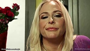 Stepmom cuckolds husband with stepson in kinky femdom action, wow!