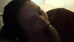 Momma's mouth feels incredibly good with those deep licks on the big cock.