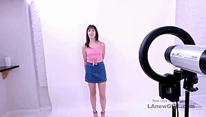 cute model gets fucked on the sofa by father-in-law