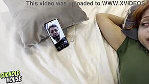 Groom Watches Bride With Thick Cock Man In Video Call