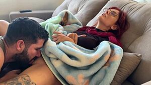 I caught her masturbating and finished the job with this Latina and her big natural tits