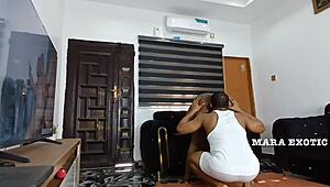 Fat Ass Ebony Milf Takes BBC Hard Fuck