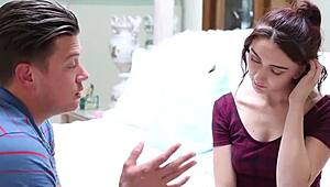 Yo, hot stepsister takes it hard in anal with stepbro