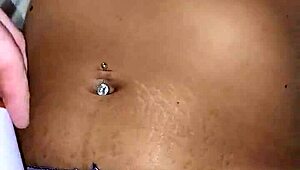 Wifey Plays In Bedroom With Purple Lingerie