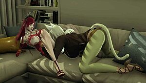 Mush-oku tensei hilda and ghislaine in futanari scene 😏