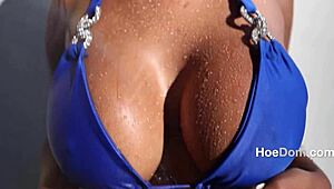 Isiah Maxwell and Jordy Love Engage in Rough Ebony Cowgirl Fucking