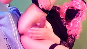 maddy diamond, the tranny, masturbates her juicy big ass with a carrot in this trailer.