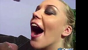 Deepthroat Blowjob With Gagging, Choking, And Swallowing Face Fucking