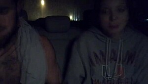 Fucking her raw pussy creampie after eating donuts