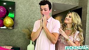 uh milf and teen celebrating that birthday together