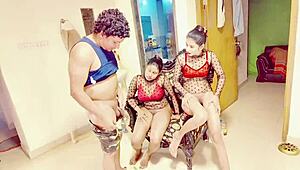 Uttaran20 brings desi rough threesome action with skinny amateurs. Watch tight bodies and wet pussies get drilled hard!
