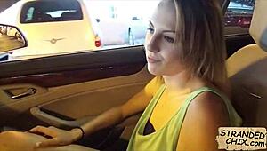 Innocent teen hitchhikes and meets someone outdoors.