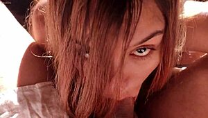 i give a delicious blowjob on a sunny afternoon to my couple