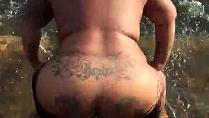 hazelnutxxx shakes her wild ass in the wild on fulltube.xxx