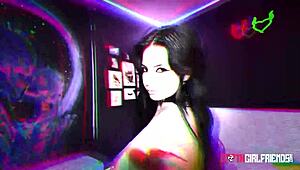 Asteria Jade says, 'Pound my shaved pussy hard after licking in lingerie!'