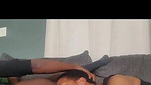 Southern Babe Spits and Licks Asshole While Deepthroating Thick Cock Hard