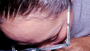 Look, I’m sucking my little stepbrother’s tiny dick right now